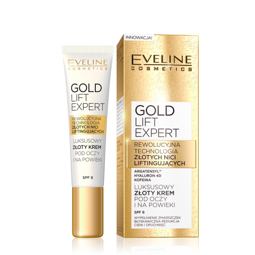Эксклюзивный золотой крем против морщин для контура вокруг глаз Gold Lift Expert SPF8 15мл